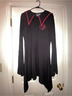 Killstar En-Crypted Sailor Collar dress XXL